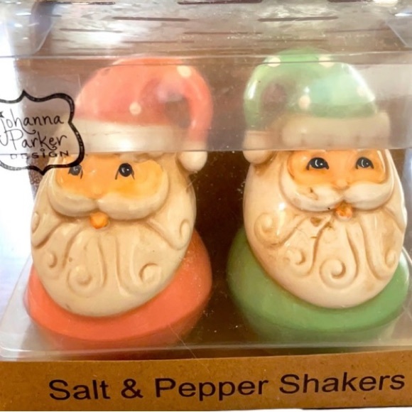 JOHANNA PARKER➕NWT Santa Claus S&P Shaker Set - Picture 2 of 6
